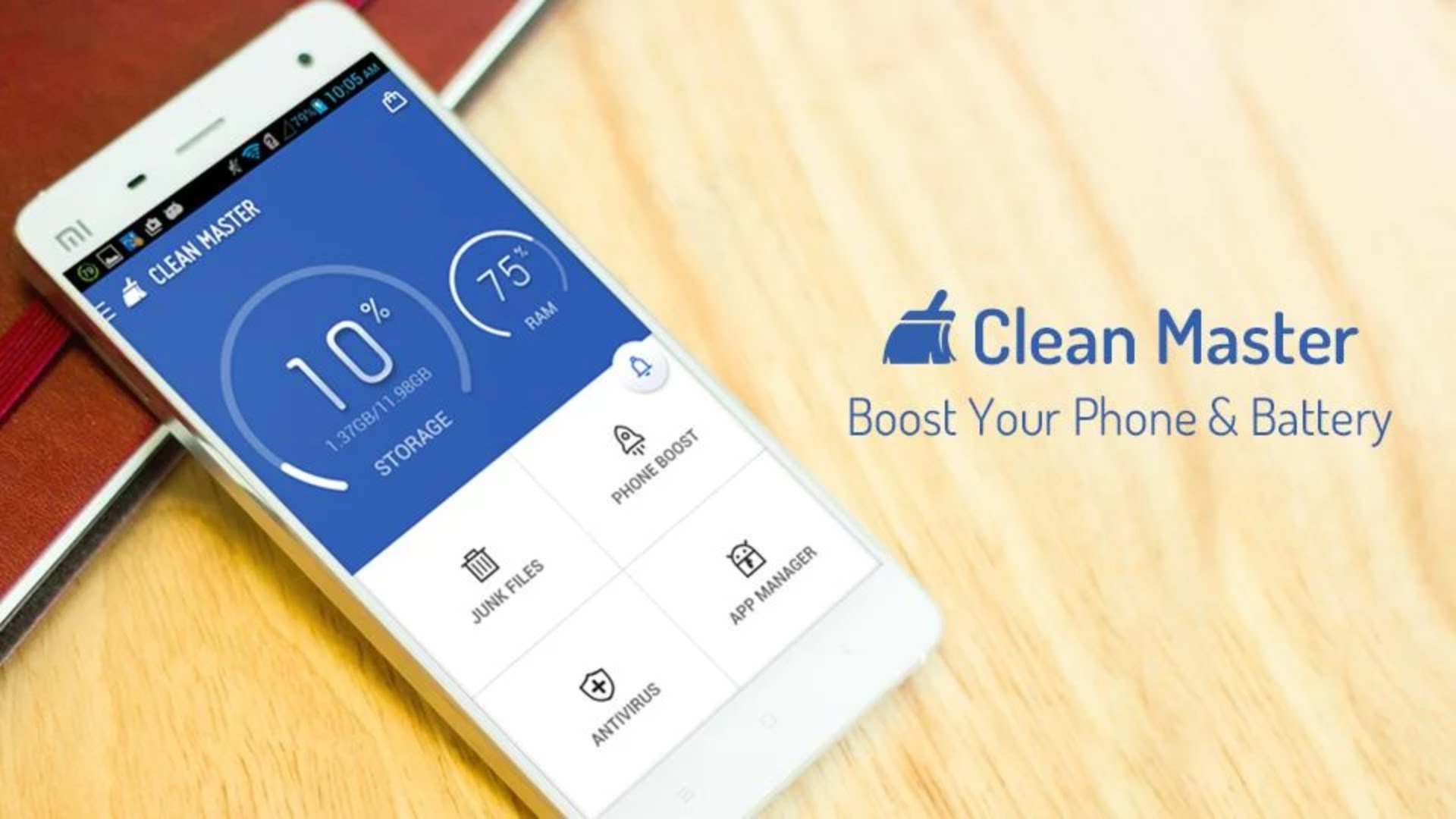 Nejpoužívanější aplikací pro Android je čistící Clean Master