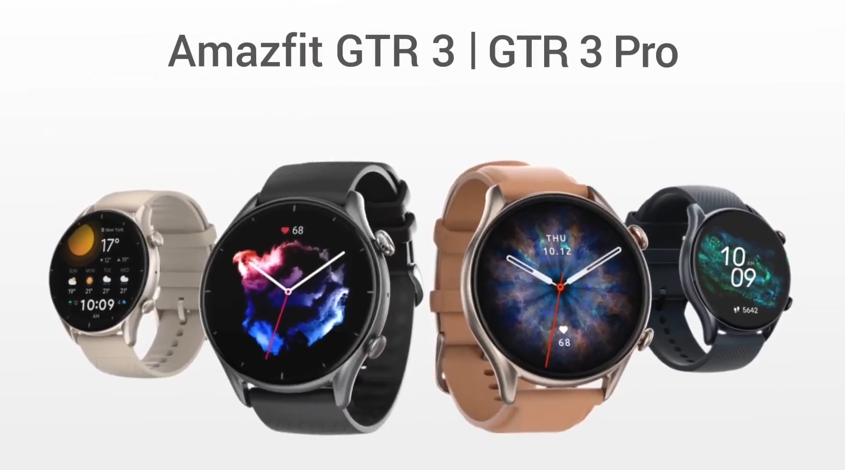 Amazfit GTR 3 und GTR 3 Pro