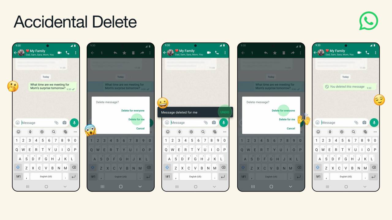 WhatsApp, recover deleted messages
