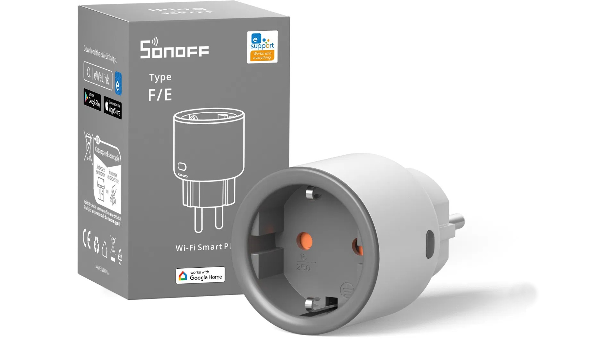Chytrá zásuvka SONOFF iPlug Wi-Fi Smart Plug (S60 Series) | Zdroj: Alza