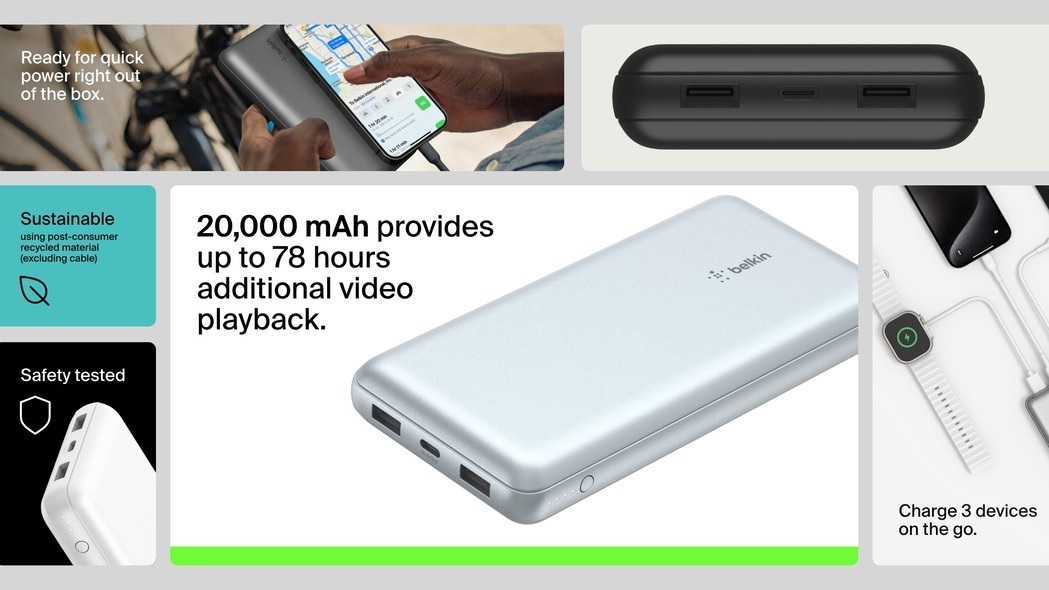 Jedna z problémových powerbank | Zdroj: Belkin 